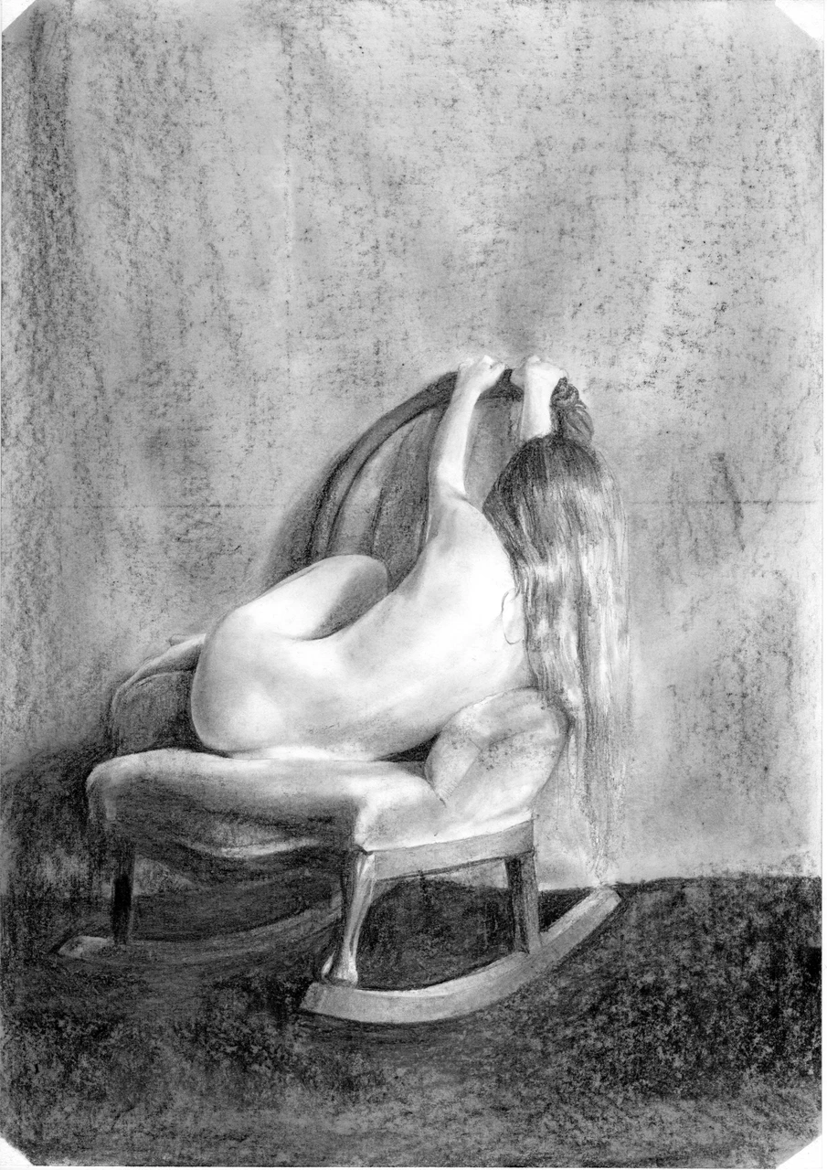 Studio di figura a matita/grafite